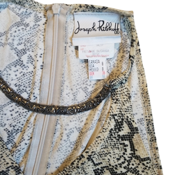 Vintage Joseph Ribkoff Snakeskin Top - Picture 7 of 9